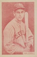 1933 Uncle Jacks Candy # Earl Averill Baseball Card