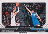 2023 Panini Instant #385 Chet Holmgren/Victor Wembanyama Basketball Card