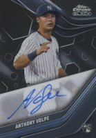2023 Topps Chrome Black Autograph #AV Anthony Volpe Baseball Card
