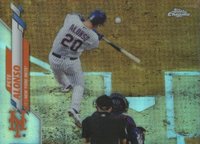 2020 Topps Chrome #80 Pete Alonso SP-Batting Baseball Card