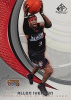 2005 SP Game Used #73 Allen Iverson Basketball Card