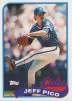 1989 Topps #262 Jeff Pico Baseball Card