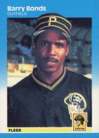 1987 Fleer #604 Barry Bonds Baseball Card