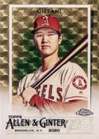 2020 Topps Allen & Ginter Chrome #24 Shohei Ohtani Superfractor 1/1 Baseball Card