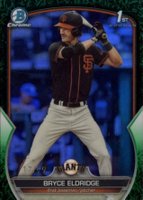 2023 Bowman Draft #BDC107 Bryce Eldridge Chrome-Green Grass Baseball Card