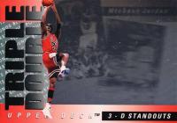1993 Upper Deck International Triple Double #TD2 Michael Jordan Italian Basketball Card