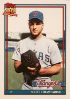 1991 Topps Tiffany #676 Scott Chiamparino Baseball Card