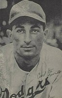 1947 Bond Bread Exhibit # Carl Furillo Baseball Card