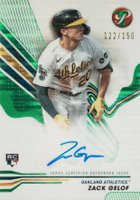 2024 Topps Pristine Pristine Autographs #PAZG Zack Gelof Green Pristine Baseball Card