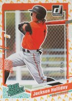 2023 Panini Donruss #76 Jackson Holliday On Fire Baseball Card