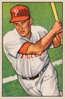 1952 Bowman #76 Del Ennis Baseball Card