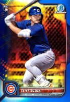 2022 Bowman Chrome #69 Seiya Suzuki Blue Refractor Baseball Card