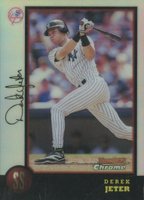 1998 Bowman Chrome #224 Derek Jeter Refractor Baseball Card