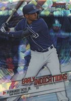 2018 Bowman's Best Early Indications #EI-1 Fernando Tatis Jr. Atomic Baseball Card
