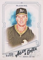 2018 Topps Allen & Ginter #212 Mark McGwire Baseball Card