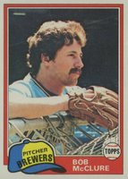 1981 Topps #156 Bob McClure Baseball Card