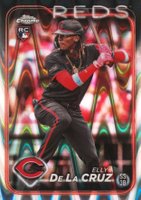 2024 Topps Chrome #44 Elly de La Cruz Raywave Baseball Card