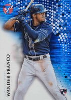 2022 Topps Pristine #206 Wander Franco Pristine Blue Refractor Baseball Card