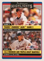 2006 Topps Updates & Highlights #UH195 Joel Zumaya/Justin Verlander Baseball Card