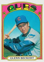 1972 Topps #45g Glenn Beckert Green under C & S Baseball Card