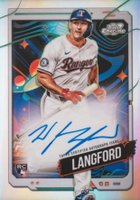 2024 Topps Chrome Cosmic Cosmic Chrome Autographs #WL Wyatt Langford Baseball Card