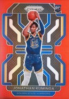 2021 Panini Prizm #307 Jonathan Kuminga Red Prizm Basketball Card