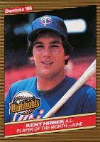 1986 Donruss Highlights #19 Kent Hrbek Baseball Card