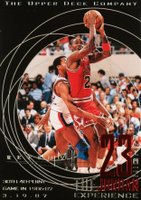 1998 Upper Deck MJ Career Collection #37 Michael Jordan MJ Retro Basketball Card