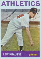 1964 Topps #334 Lew Krausse Baseball Card