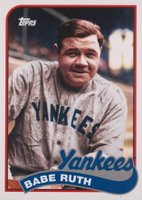 2023 Topps Archives 1989 Doubleheaders #89DH2 Babe Ruth/Lou Gehrig Baseball Card