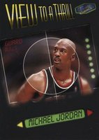 1997 Ultra View to a Thrill #VT1 Michael Jordan Basketball Card