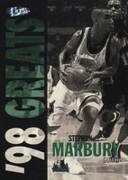 1997 Ultra #263P Stephon Marbury Platinum Medallion Basketball Card