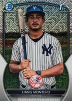 2023 Bowman Mega Box Chrome #173 Hans Montero Baseball Card