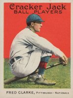 1915 Cracker Jack #70 Fred Clarke Baseball Card