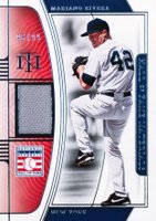 2022 Panini National Treasures Hall of Fame Materials #MR Mariano Rivera Baseball Card