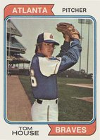 1974 Topps #164 Tom House Baseball Card