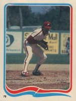 1985 Fleer Star Stickers #76 Mike Schmidt Baseball Card