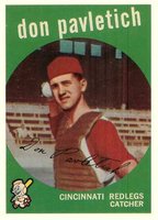 1959 Topps #494 Don Pavletich Baseball Card