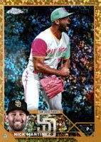 2023 Topps Chrome Update #USC166 Nick Martinez Gold Mini Diamond Refractor Baseball Card
