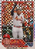 2023 Topps Chrome #14 Yadier Molina X-Fractor Baseball Card