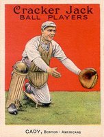 1915 Cracker Jack #87 Hick Cady Baseball Card