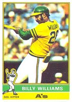 1976 Topps #525 Billy Williams Baseball Card