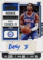 2023 Panini Contenders #159 Ricky Council IV Retail-Autograph Basketball Card