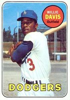 1969 Topps #65 Willie Davis Baseball Card