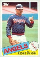1985 Topps #200 Reggie Jackson Baseball Card