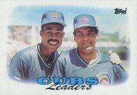 1988 Topps #171 Cubs Leaders Baseball Card