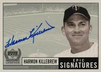 1999 Upper Deck Century Legends Epic Signatures #HK Harmon Killebrew Epic Signatures Baseball Card