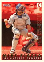 1995 Bazooka Red Hot Inserts #RH-15 Mike Piazza Baseball Card