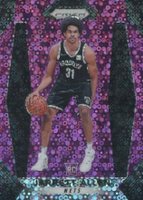 2017 Panini Prizm #154 Jarrett Allen Fast Break Prizm-Purple Basketball Card