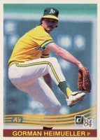 1984 Donruss #131 Gorman Heimueller Baseball Card